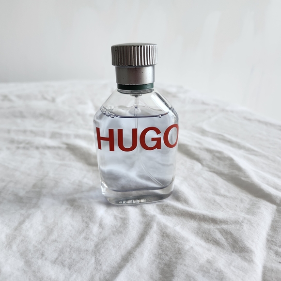 Hugo Boss Other - Hugo Boss Hugo Bottle Cologne - Clear with Red Logo